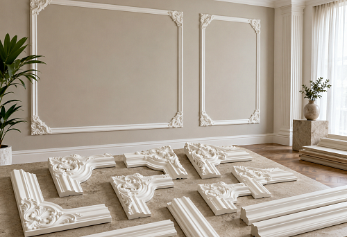 Polyurethane molding corners: how to choose ready-made corner elements for wall frames