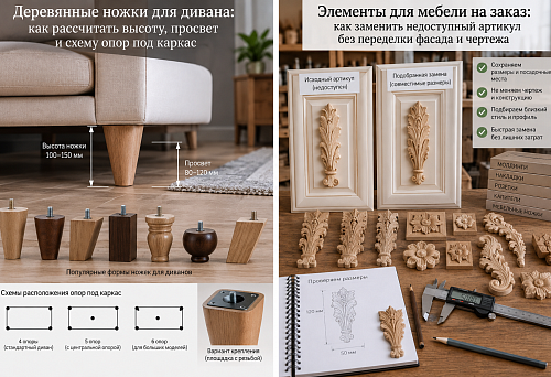 Replacing an unavailable furniture element with an equivalent