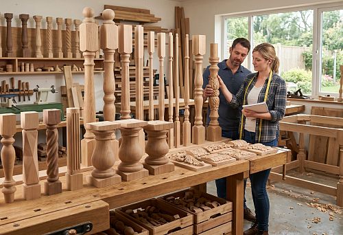 Balusters for tables, furniture, and decorative supports: how to choose and buy wooden elements