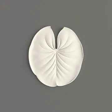 NPU-490 STAVROS Relief Decoration &ndash; round polyurethane applique with botanical ornament