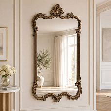Wooden frame RM-012 for a mirror in a classic interior.