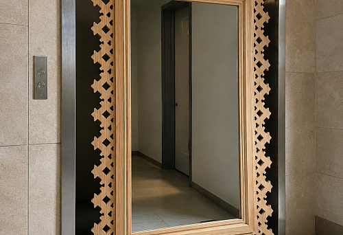 Has the elevator been measured? What to check before ordering a large wooden frame RM‑056 1873 &times; 1273 mm