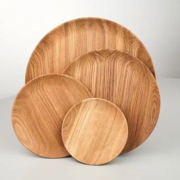 Wooden Plate KU-001