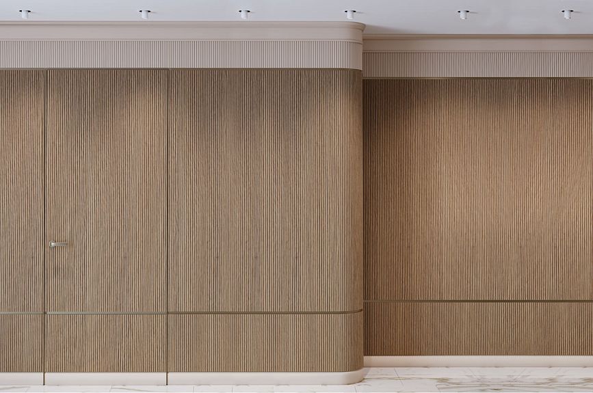 Wooden slat wall panel PAN-001