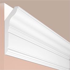 Cornice L1902M POLYSTYRENE HI WOOD 100mm x 33mm x 2.0m close-up