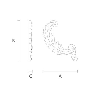 Stucco molding in interior design