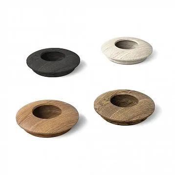 Round wooden furniture handles by color