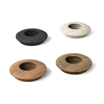 Круглые деревянные ручки for furniture цвета