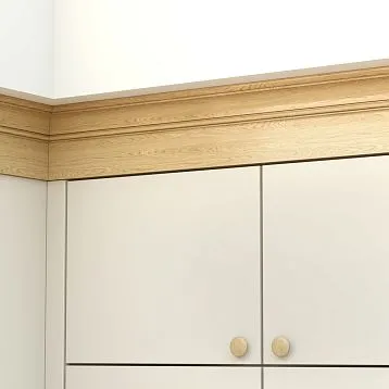 Wooden crown KZ-009, 141&times;58 mm, solid oak