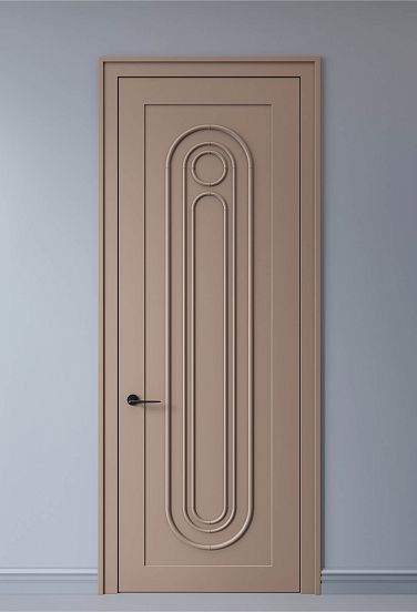 Idea for decorating a door in Japandi style CPU-3.2
