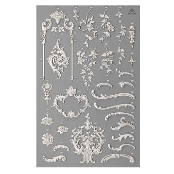 Exhibition stand SVPU-004 for displaying decorative elements