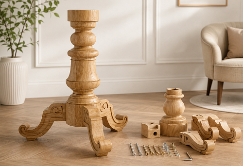 Hardware included, assembly is not: which configuration to buy the carved underframe STL-007