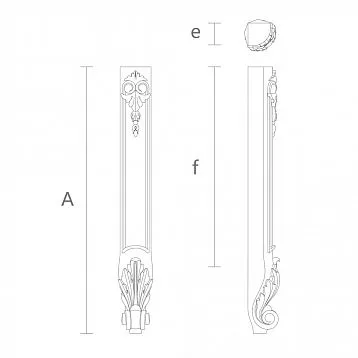 Decorative Wooden Leg MN-065