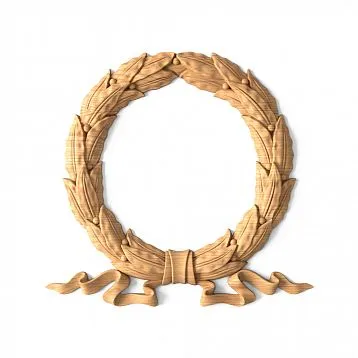 Wall interior decor, carved applique N-028.1
