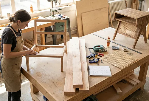 Create unique furniture with your own hands: workshop, assembly of a wooden frame and preparation of parts for the STAVROS project