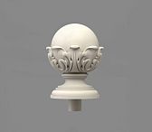 Carved finials