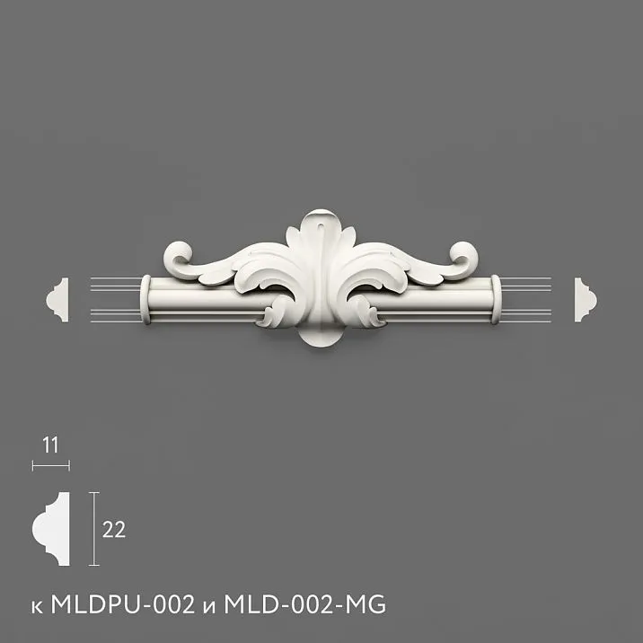 Polyurethane molding NPU-400.1. Molding decor. Image 6995597e20d7b