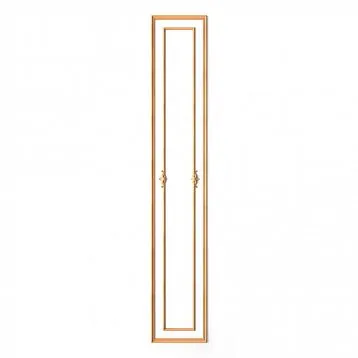 Wooden decoration set C-001-2-2 on a white background