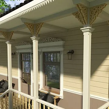 Wooden decor for the house