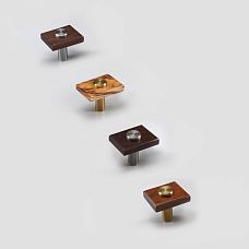 Xylon HL-056-2M furniture handle made of solid wood - top view