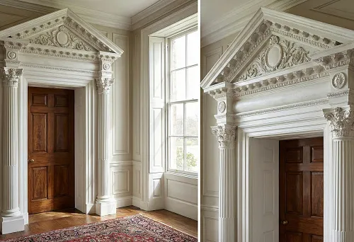 Polyurethane door decor: when an opening becomes an architectural portal