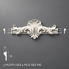 Polyurethane molding NPU-434.1. Decor for moldings.