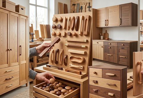 Wooden furniture handles: how to choose handles for cabinets, kitchens, and drawers