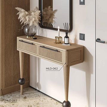 Corner element for MLD-062 furniture made of wood and MDF