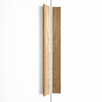 Furniture handle деревянная Twist HL-020 вид на дверцах