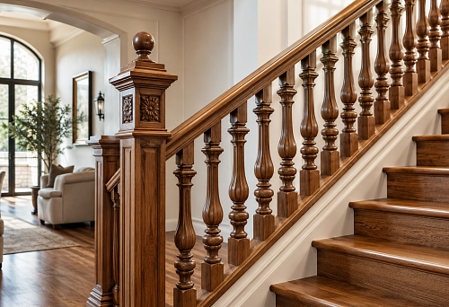 Which balusters to buy wholesale so that the staircase looks like a complete expensive set?