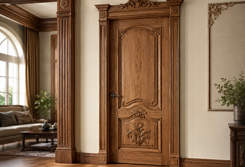 STAVROS wooden moldings for interior door decoration