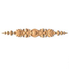 Overlay N-074 - exquisite and intricate floral wood pattern in decoupage style