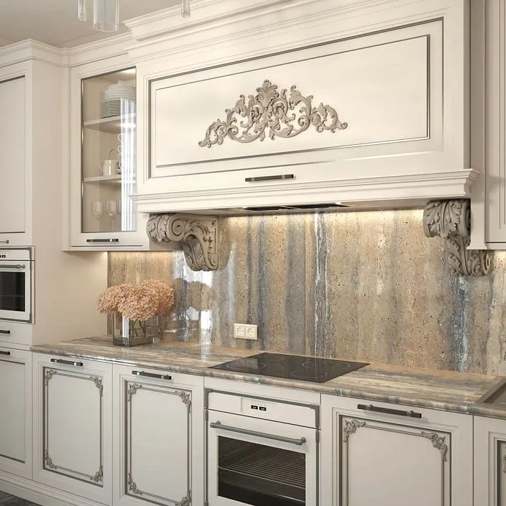 Corner decorative element MLD-1U-1.1 in kitchen facade design