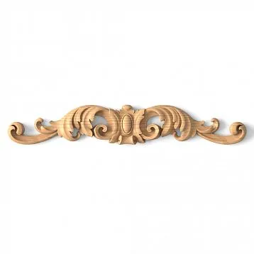 Wooden molding with an elegant pattern