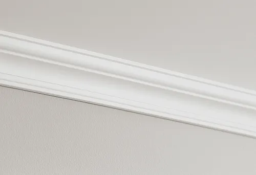 White polyurethane crown molding &mdash; revolution in 21st-century architectural decoration