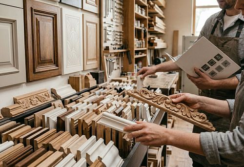 Buy furniture molding: how to choose furniture moldings for facades and decor