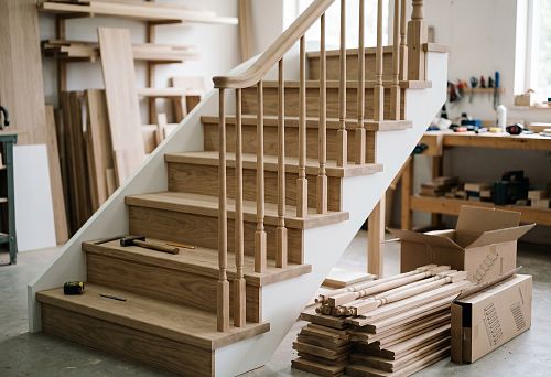 Wooden balusters, steps and risers: how to buy a staircase kit