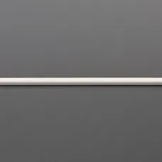 Classic interior with STAVROS polyurethane moldings on furniture fronts and walls &mdash; sliding wardrobe with decor in gray-beige tones