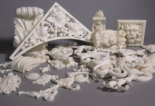 Decor Collection: Carved Elements, Corner Plates, Decorative Motifs and Patterns