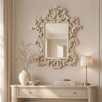 Carved RM-017 Frame from Solid Wood