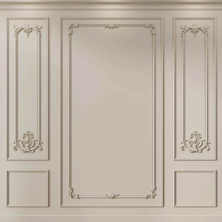 Upper decorative element of the stucco decor set CPU-15-2 Pavlovsk