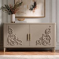 Right carved overlay N-440R for decorating furniture in a classic style.