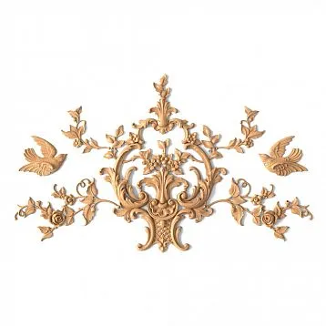 C-047 wooden decor set on a white background