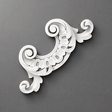 Chandelier molding, polyurethane applique NPU-041