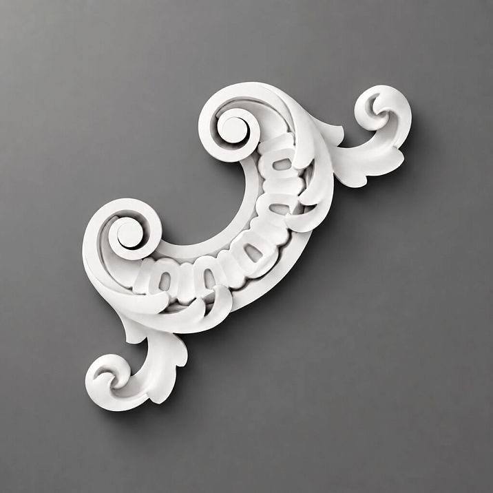 Chandelier molding, polyurethane applique NPU-041