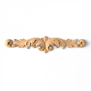 Wooden house decoration, carved inlay from solid wood N-032