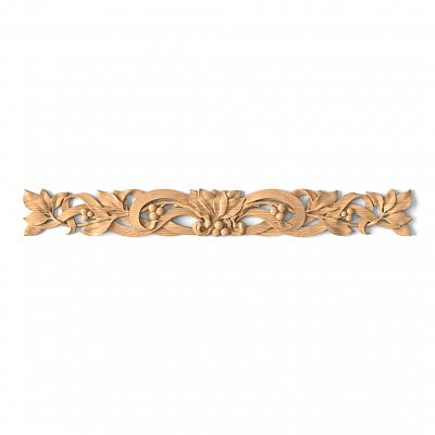 Carved cover plate из дерева с орнаментом N-317
