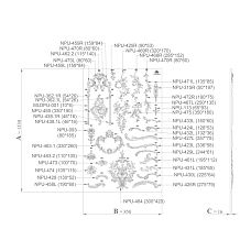 Exhibition stand SVPU‑004 for displaying decor samples drawing