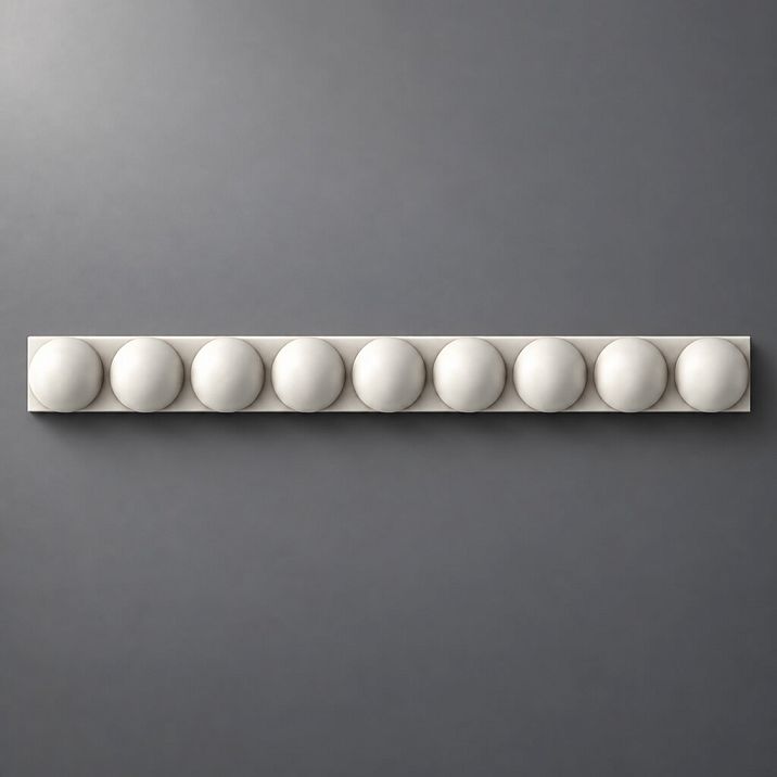 Polyurethane molding KPU-006 &mdash; carved decorative element for interior &mdash; molding price