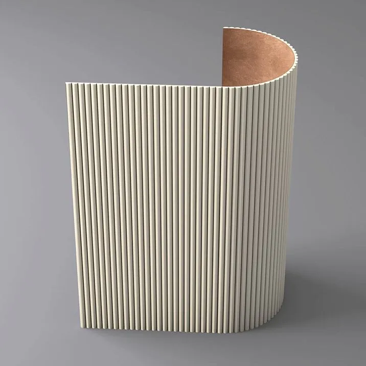 Primed MDF slatted panel PAN-004. Slatted panels. Image 69d65d19d2a4b